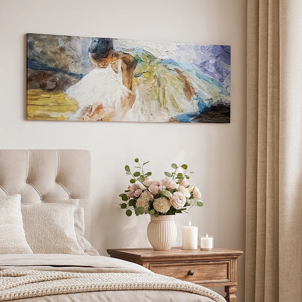 Cuadro sobre lienzo - Impresión de Imagen - De un cuadro de Degas - 30x30 cm