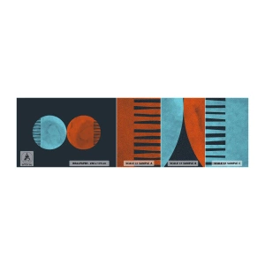 Muestra De Fotomural Standard Eco - ¿Solo geometría? - Abstracción, Pedazo, Distritos - 100x30 cm