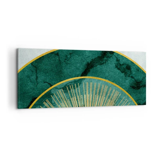 Cuadro sobre lienzo - Impresión de Imagen - Un sistema solar diferente - 100x40 cm