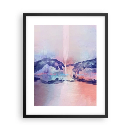 Póster en marco negro - Chispa divina de vida - 40x50 cm