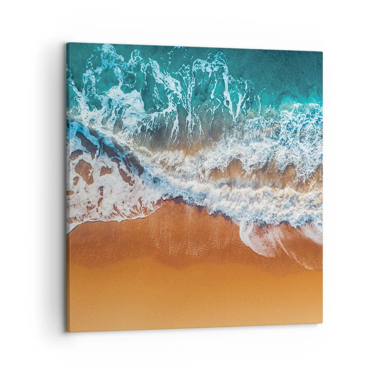 Cuadro sobre lienzo - Impresión de Imagen - Siempre a la par - 50x50 cm