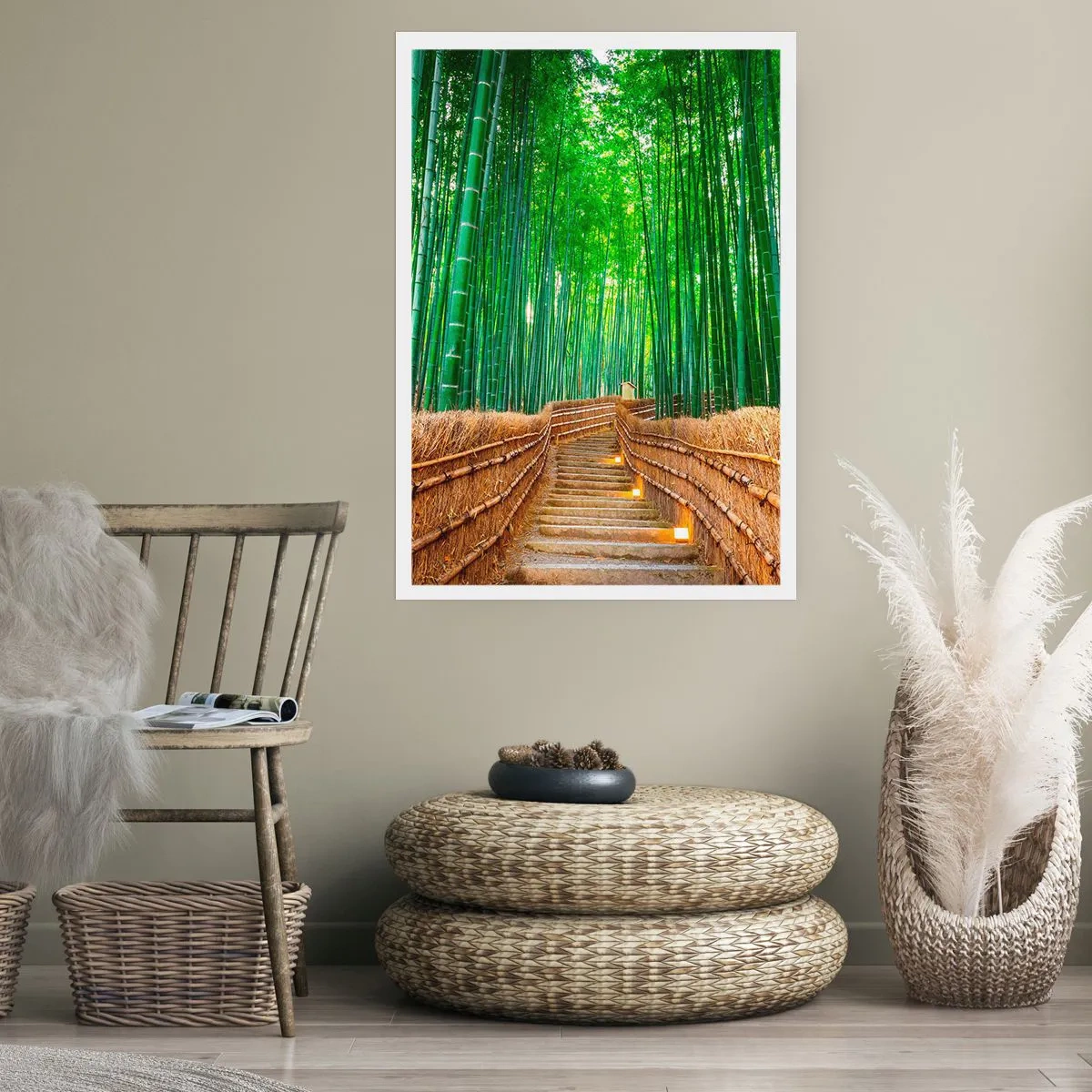 Póster - La esencia de la naturaleza asiática - 40x50 cm