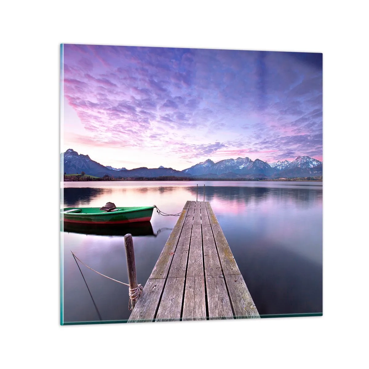 Cuadro sobre vidrio - Impresiones sobre Vidrio - Un silencio amistoso - 50x50 cm