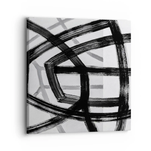 Cuadro sobre lienzo - Impresión de Imagen - Construir profundidad - 30x30 cm