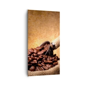 Cuadro sobre lienzo - Impresión de Imagen - En la fuente del sabor - 65x120 cm