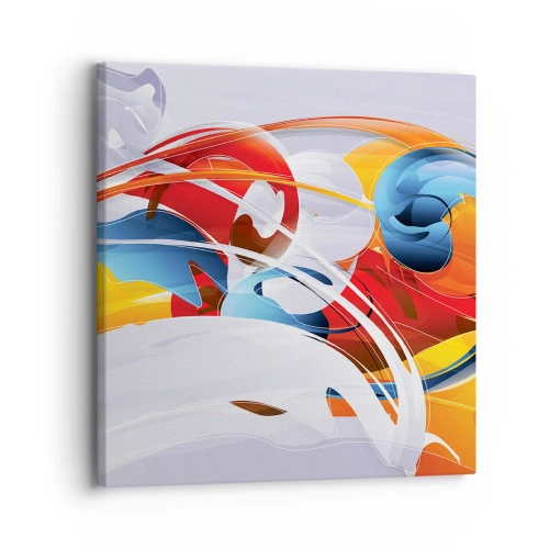 Cuadro sobre lienzo - Impresión de Imagen - Danza de los elementos - 30x30 cm
