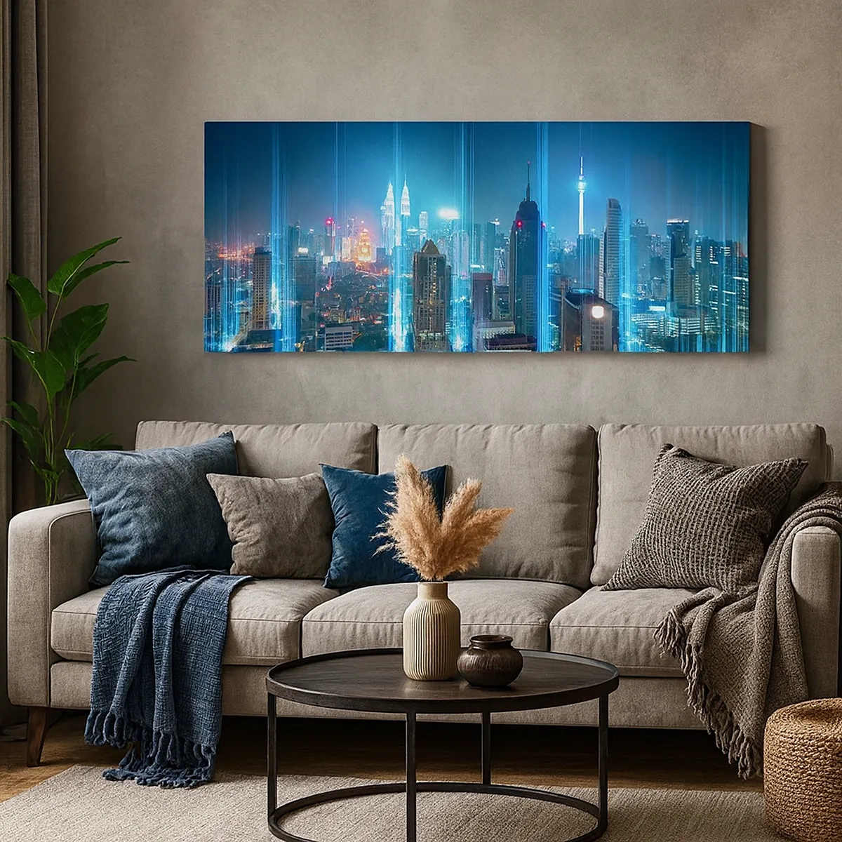 Cuadro sobre lienzo - Impresión de Imagen - De Berlín al cielo - 30x30 cm