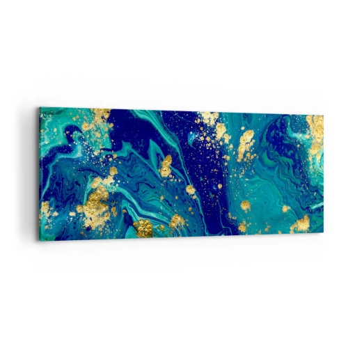 Cuadro sobre lienzo - Impresión de Imagen - Pétalos de sol  - 100x40 cm