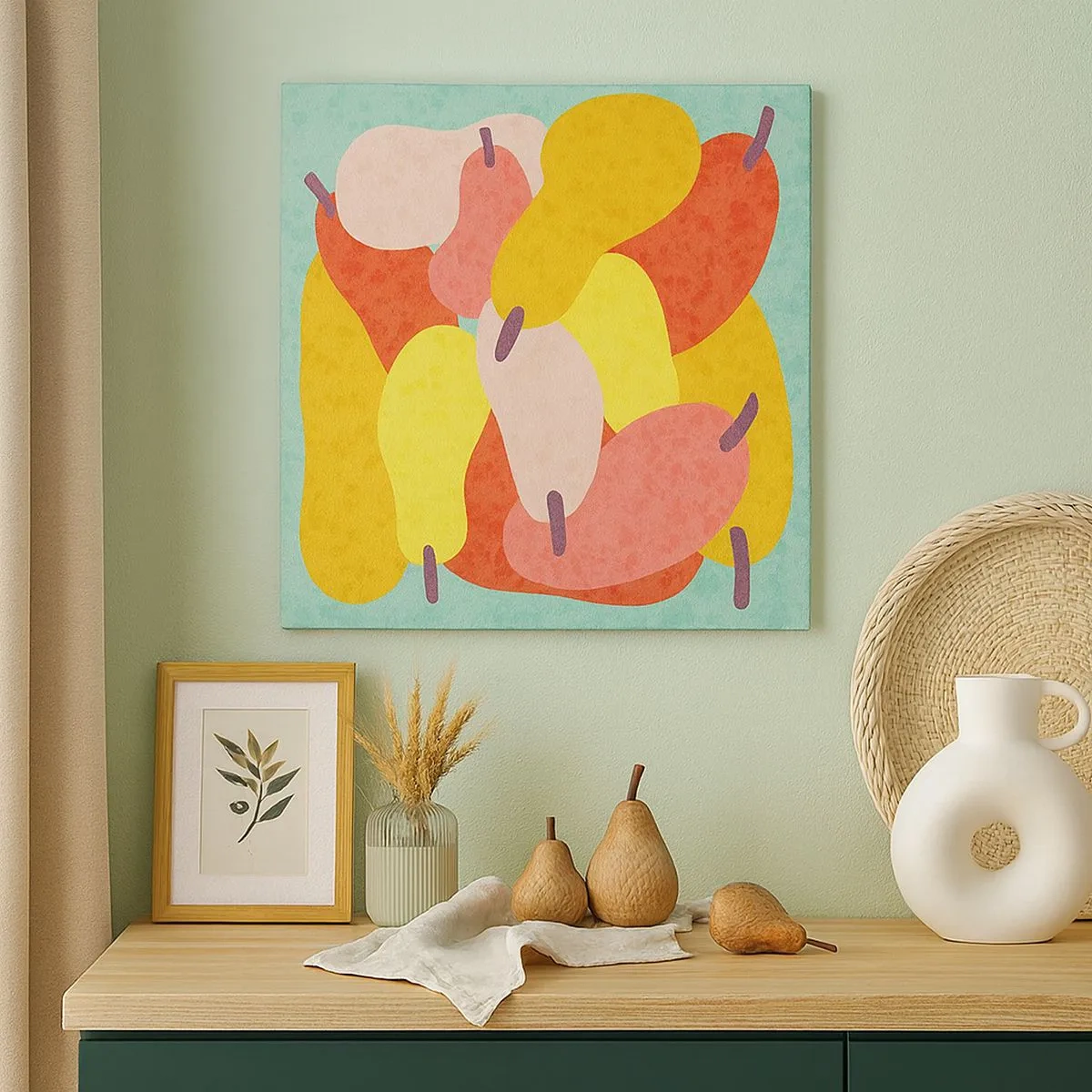 Cuadro sobre lienzo - Impresión de Imagen - Saborear el sol del verano - 30x30 cm