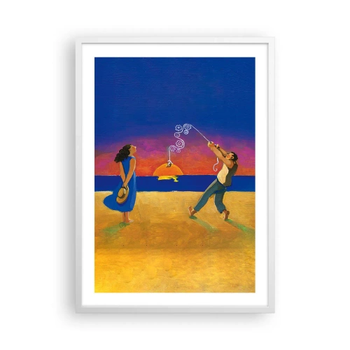 Póster en marco blanco - Mucho más que una estrella del cielo - 50x70 cm