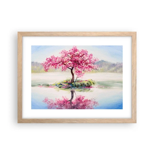Póster en marco roble claro - Una celebración de la primavera - 40x30 cm