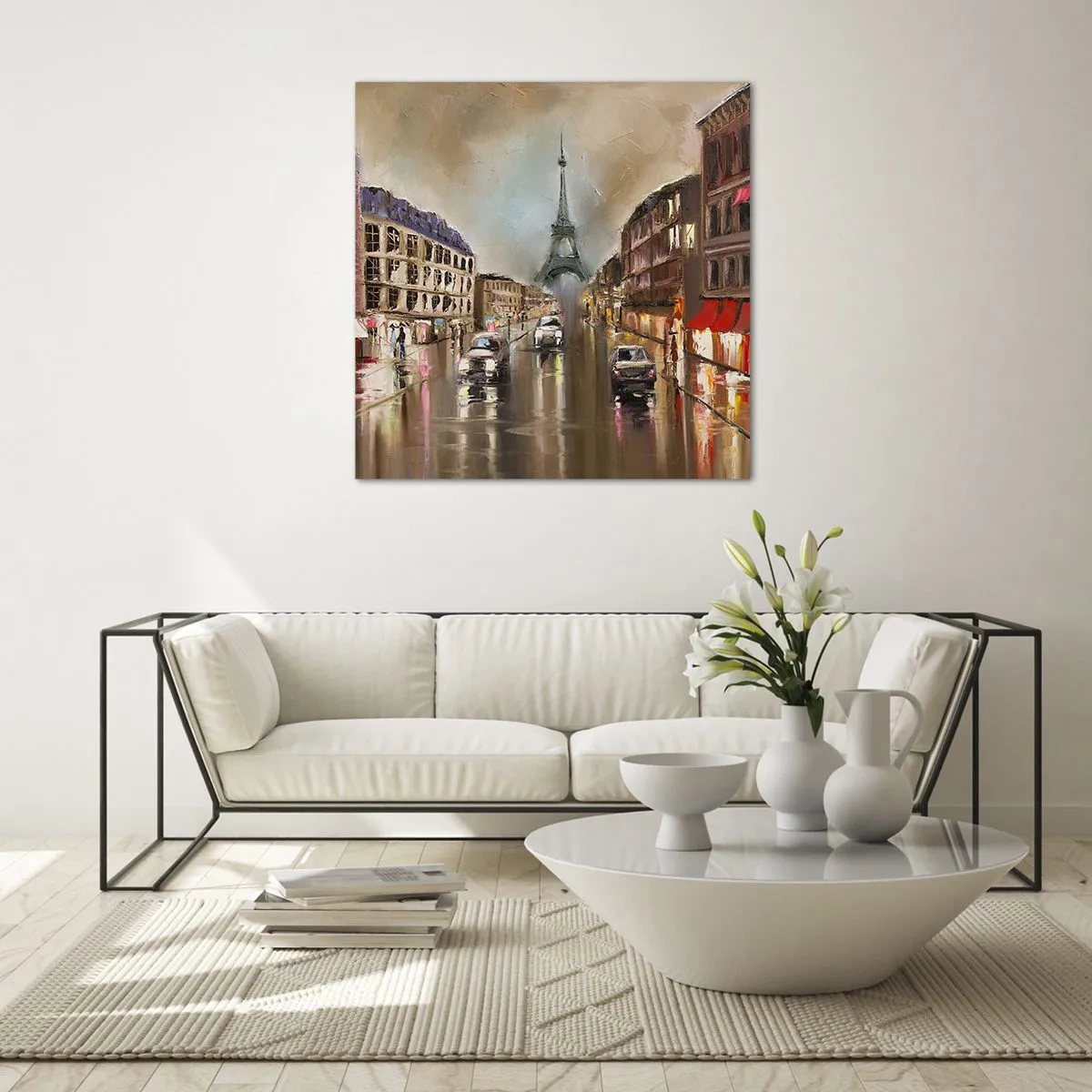 Cuadro sobre vidrio - Impresiones sobre Vidrio - Solo ella importa - 40x40 cm