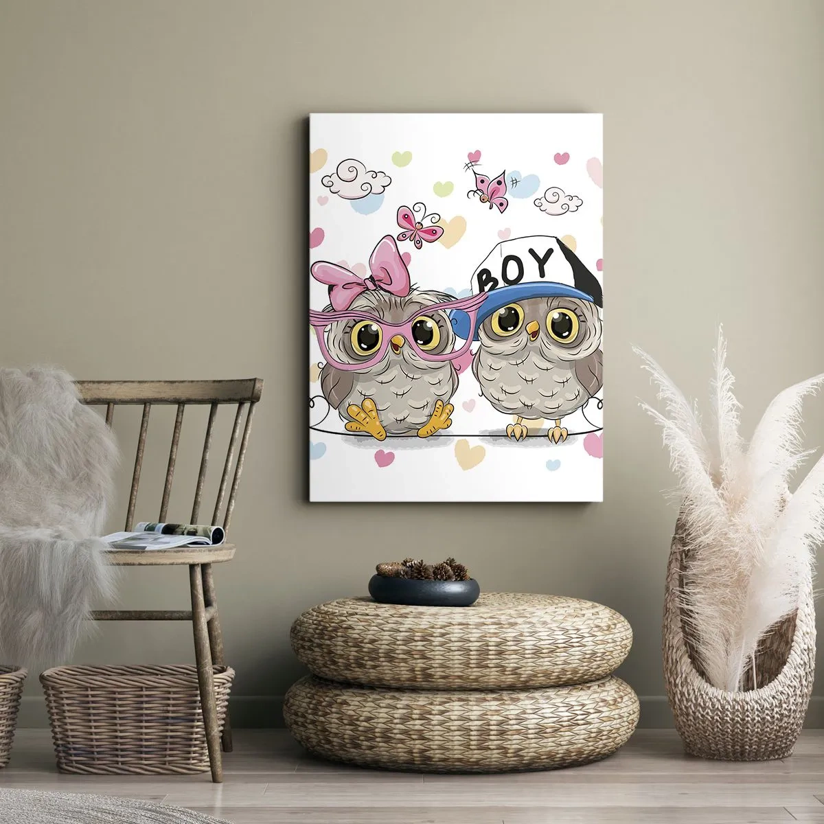 Cuadro sobre lienzo - Impresión de Imagen - El amor - 55x100 cm