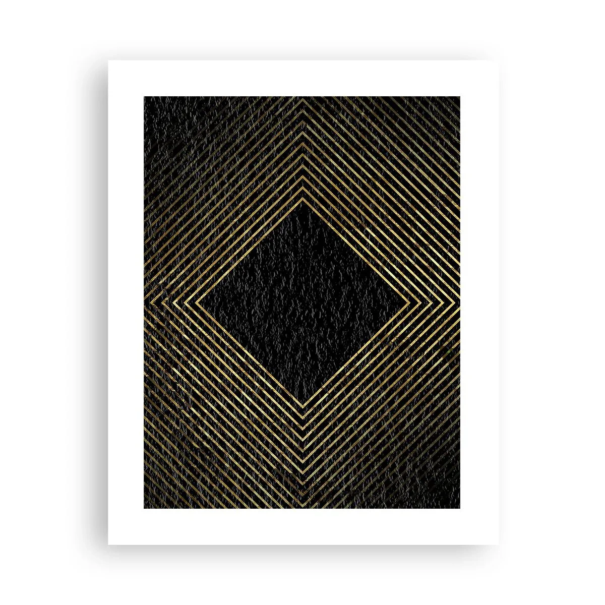 Póster - Geometría al estilo glamour - 40x50 cm