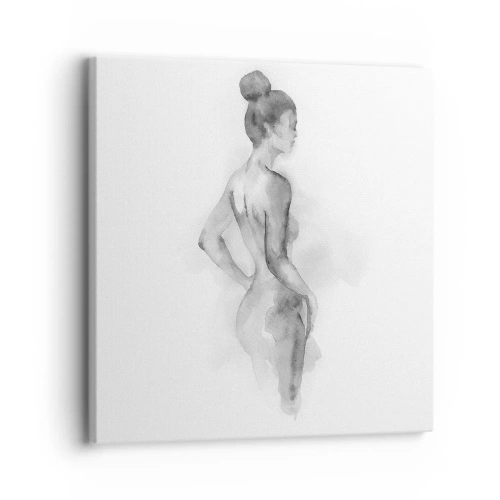 Cuadro sobre lienzo - Impresión de Imagen - Tan hermosa como la pintura - 30x30 cm