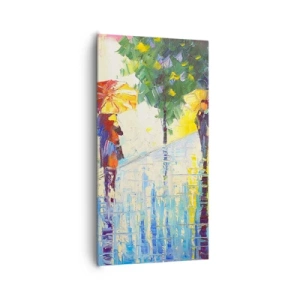 Cuadro sobre lienzo - Impresión de Imagen - Y todo está claro - 65x120 cm