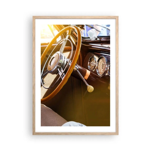 Póster en marco roble claro - Un soplo de lujo del pasado - 50x70 cm