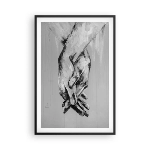 Póster en marco negro - El comienzo... - 61x91 cm