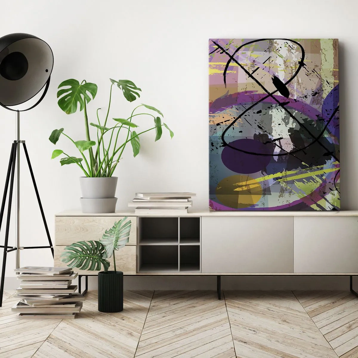 Cuadro sobre lienzo - Impresión de Imagen - Siempre hay más de un camino - 55x100 cm