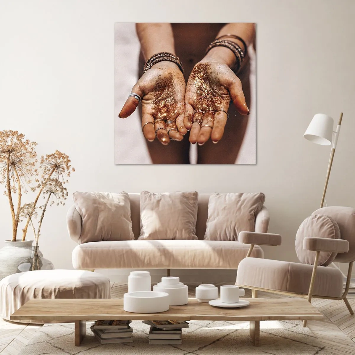 Cuadro sobre lienzo - Impresión de Imagen - Un regalo para ti - 40x40 cm