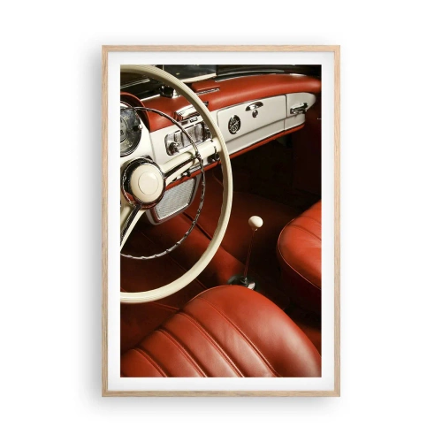 Póster en marco roble claro - Lujo vintage - 61x91 cm