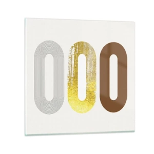 Cuadro sobre vidrio - Impresiones sobre Vidrio - ¡Ooo! - 30x30 cm