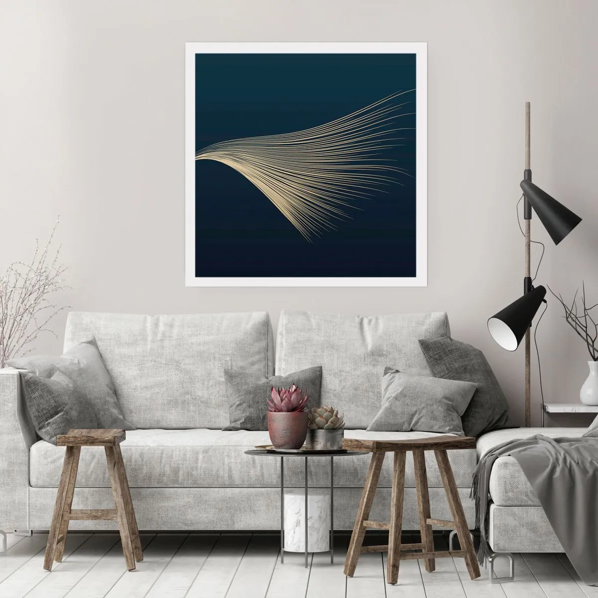 Póster - Como el cabello de un ángel - 30x30 cm