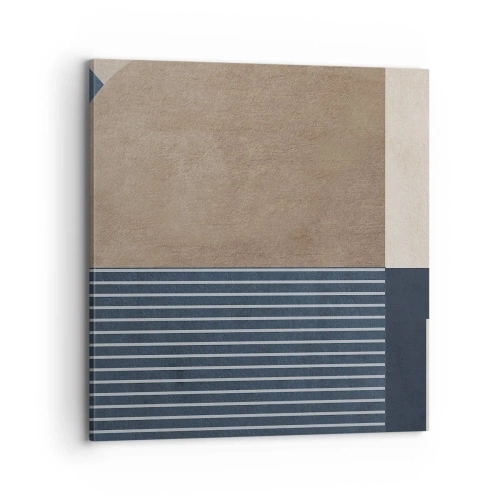 Cuadro sobre lienzo - Impresión de Imagen - Composición de sencillez y redondez - 70x70 cm