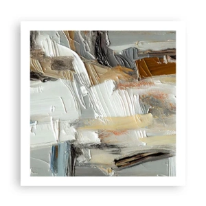 Póster - Estratificación de colores - 60x60 cm