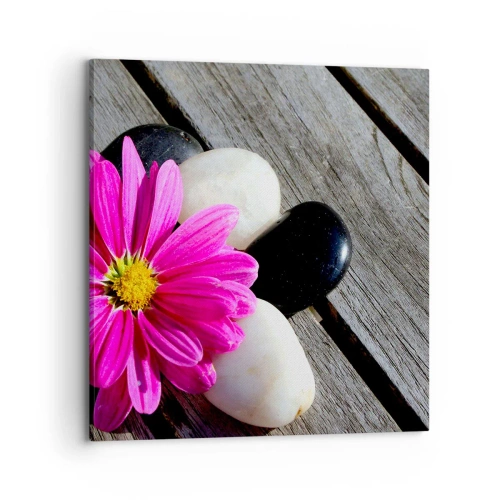 Cuadro sobre lienzo - Impresión de Imagen - Descansando en el muelle - 70x70 cm