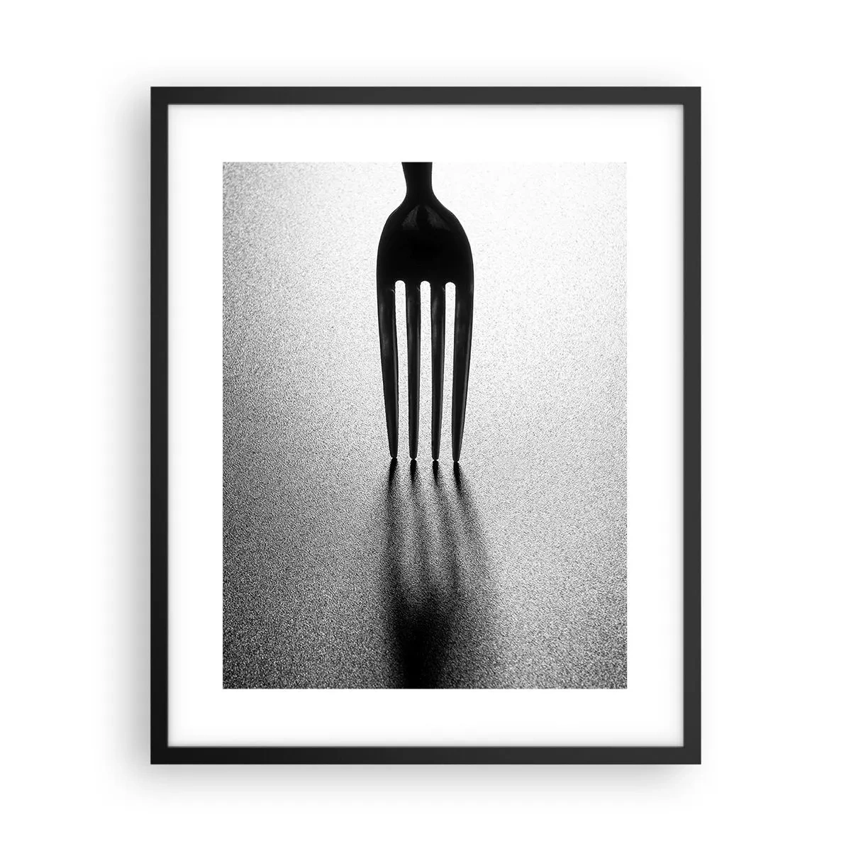 Póster en marco negro - Luz y sombra - 40x50 cm