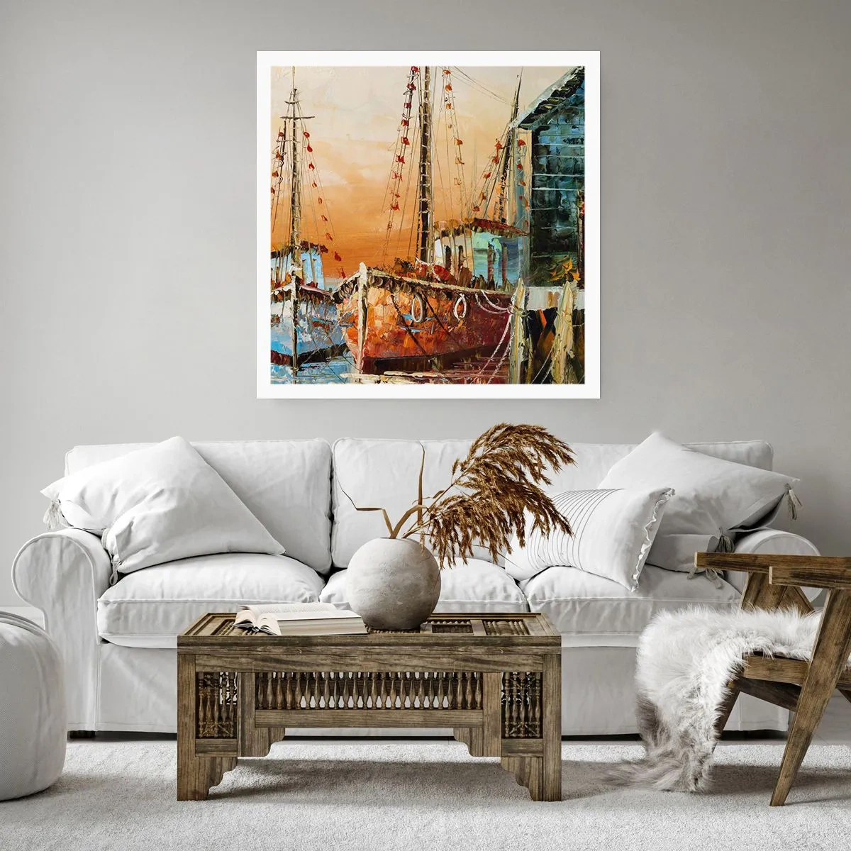 Póster - Regreso pacífico - 40x40 cm