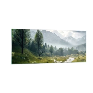 Cuadro sobre vidrio - Impresiones sobre Vidrio - De ida y vuelta - 100x40 cm