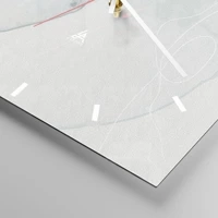 Esfera sin numeración, con rayas