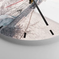 Esfera sin numeración, con rayas