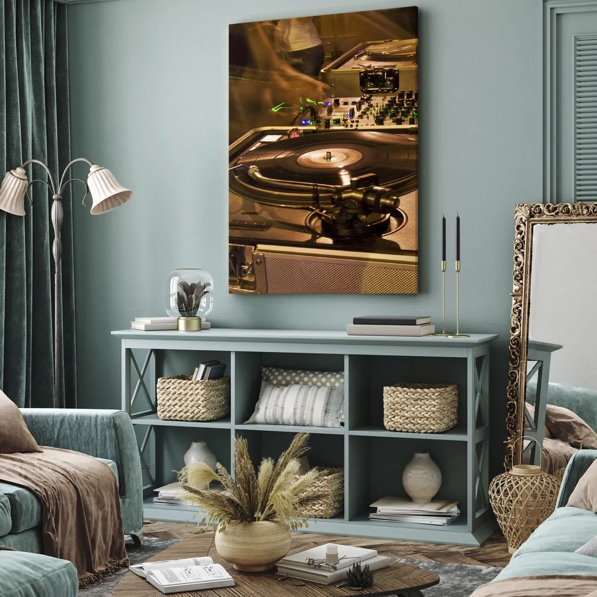 Cuadro sobre lienzo - Impresión de Imagen - ¿Puedes sentir el poder? - 55x100 cm