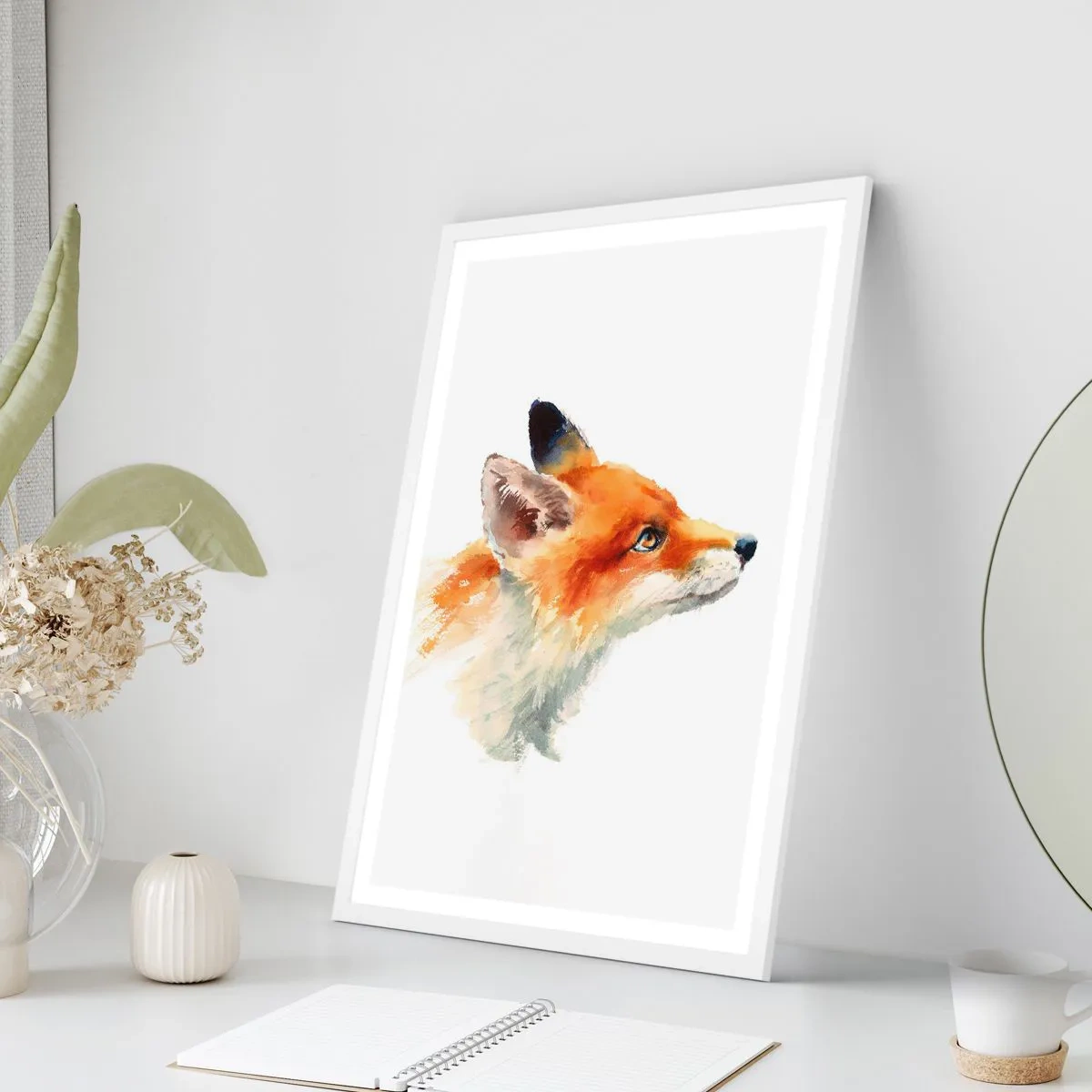 Póster en marco blanco - Nunca se es demasiado cuidadoso - 50x70 cm