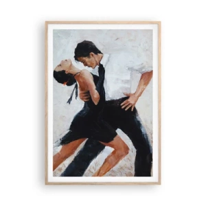 Póster en marco roble claro - El tango de mis sueños - 70x100 cm