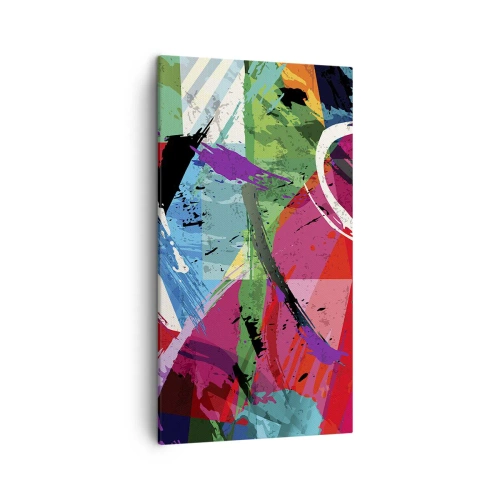 Cuadro sobre lienzo - Impresión de Imagen - Rápido, animado y con efecto - 45x80 cm