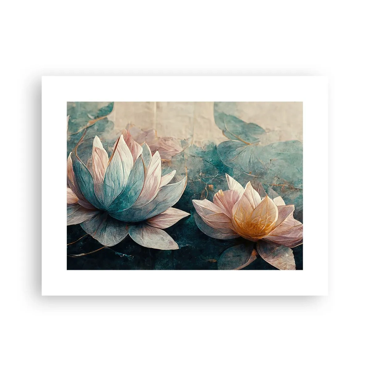 Póster - Estrellas de lago - 40x30 cm