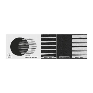 Muestra de fotomural Premium Sand - Su alter ego - Sol, Ruedas, bohemia - 100x30 cm