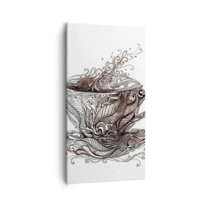 Cuadro sobre lienzo - Impresión de Imagen - Té para todo - 55x100 cm