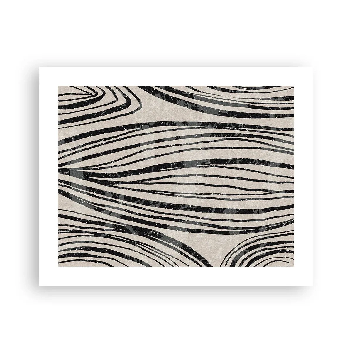 Póster - Salpicadura de líneas - 50x40 cm