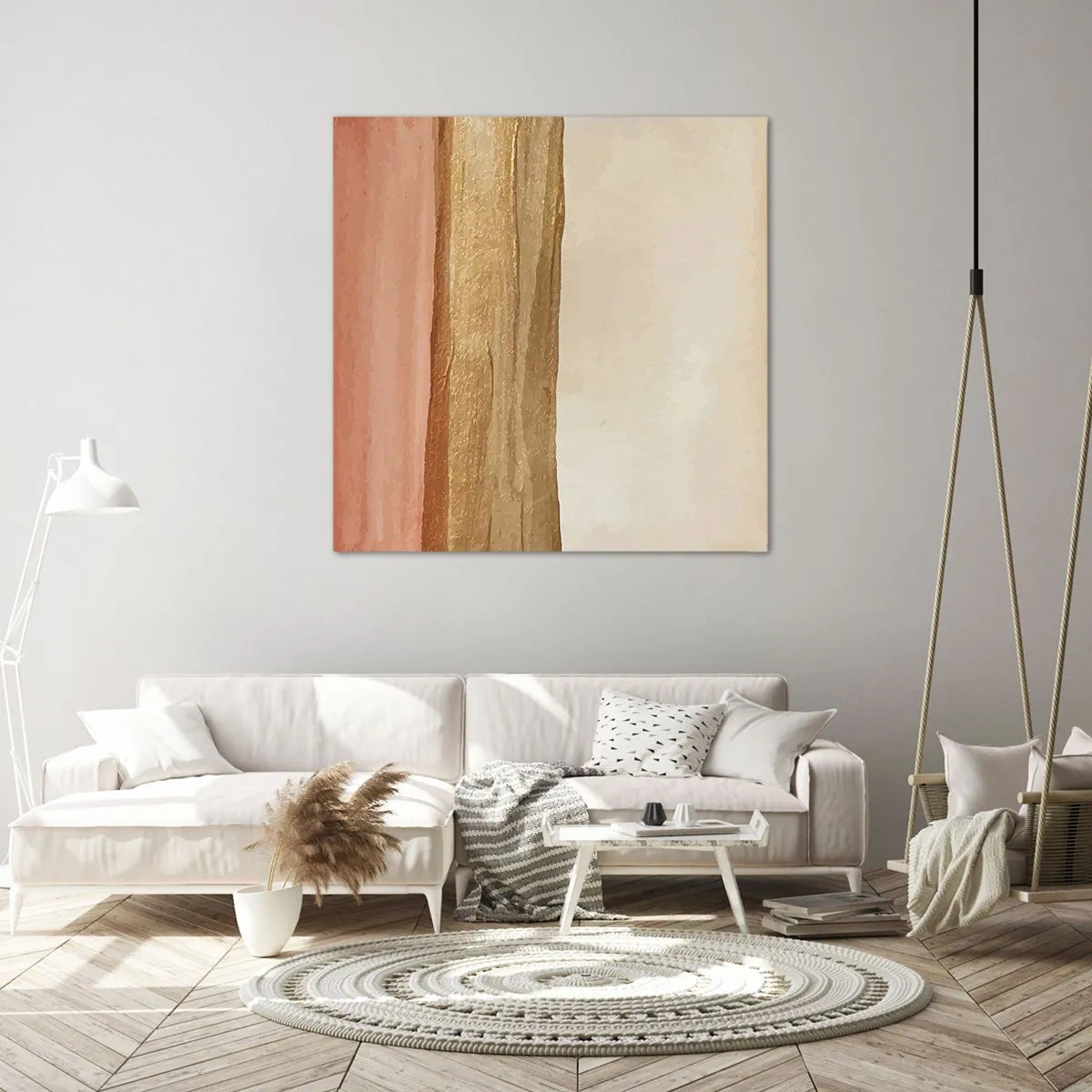 Cuadro sobre lienzo - Impresión de Imagen - Composición vertical - 70x70 cm