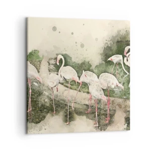 Cuadro sobre lienzo - Impresión de Imagen - Un sueño exótico - 60x60 cm