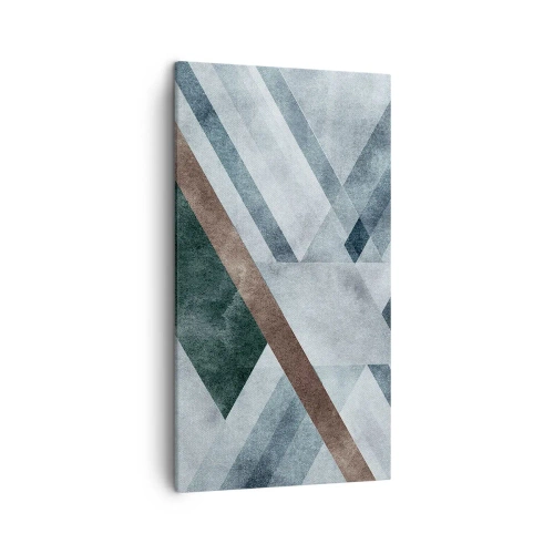 Cuadro sobre lienzo - Impresión de Imagen - Sofisticada elegancia de la geometría - 45x80 cm