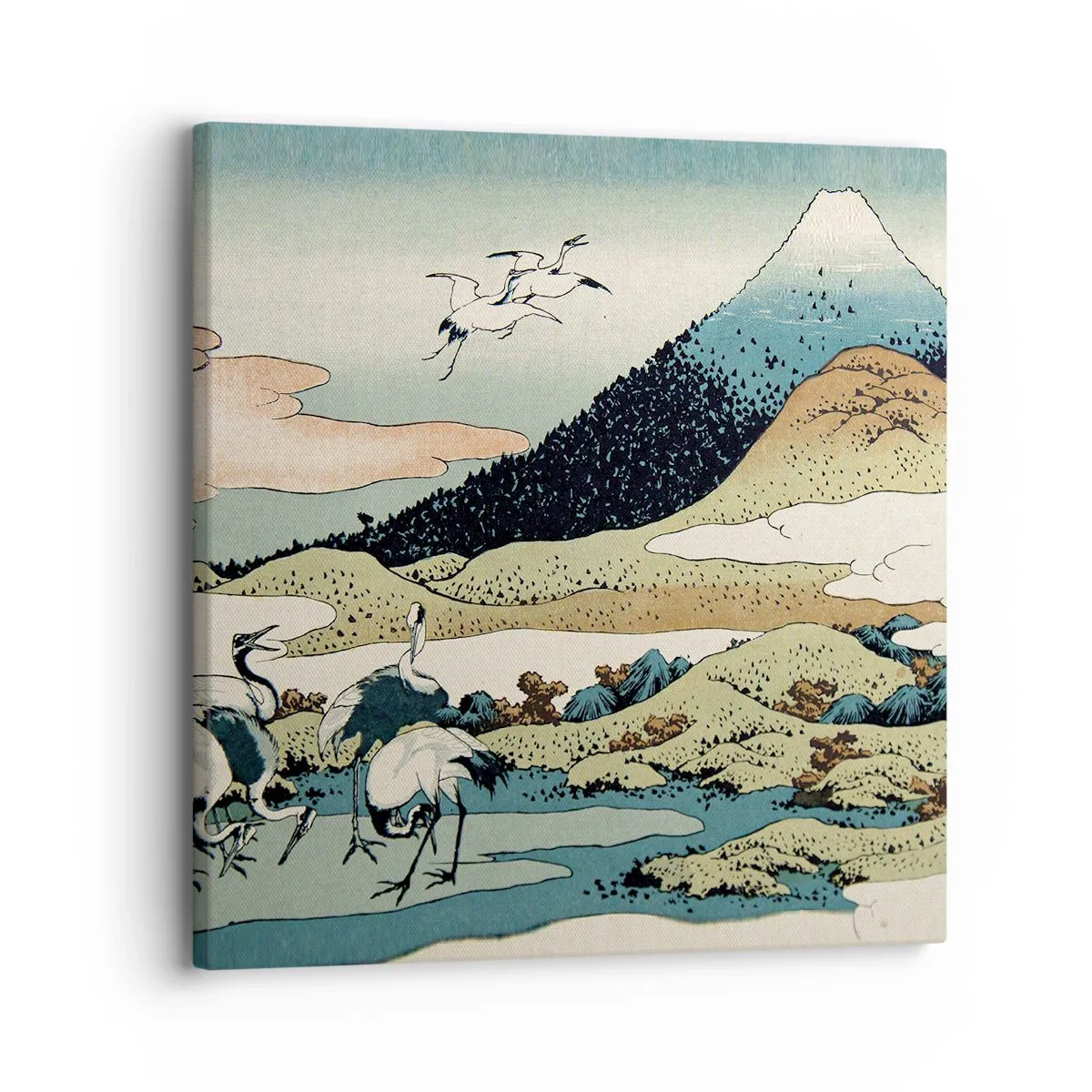 Cuadro sobre lienzo - Impresión de Imagen - Alma japonesa - 30x30 cm
