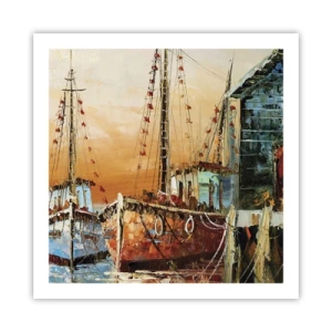 Póster - Regreso pacífico - 60x60 cm