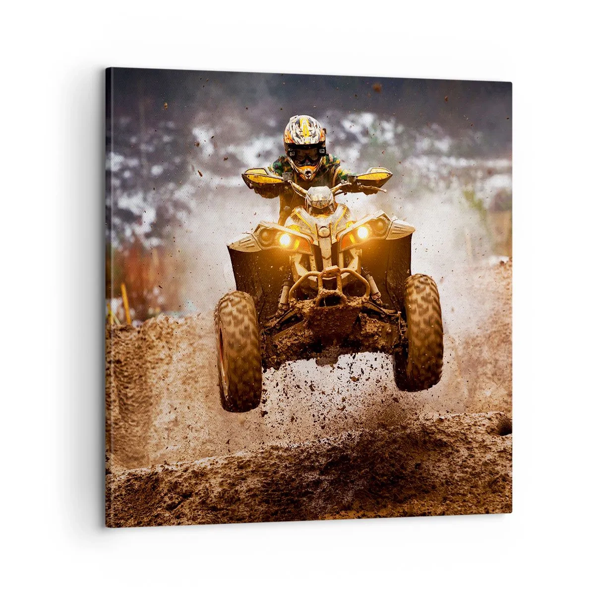 Cuadro sobre lienzo - Impresión de Imagen - Sin riesgo no hay diversión - 60x60 cm