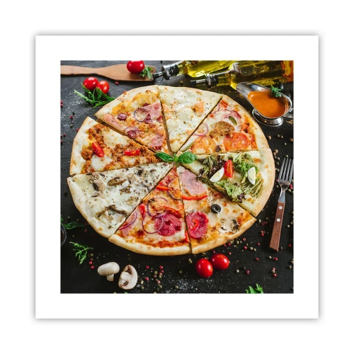 Póster - Una gama de gustos - 40x40 cm